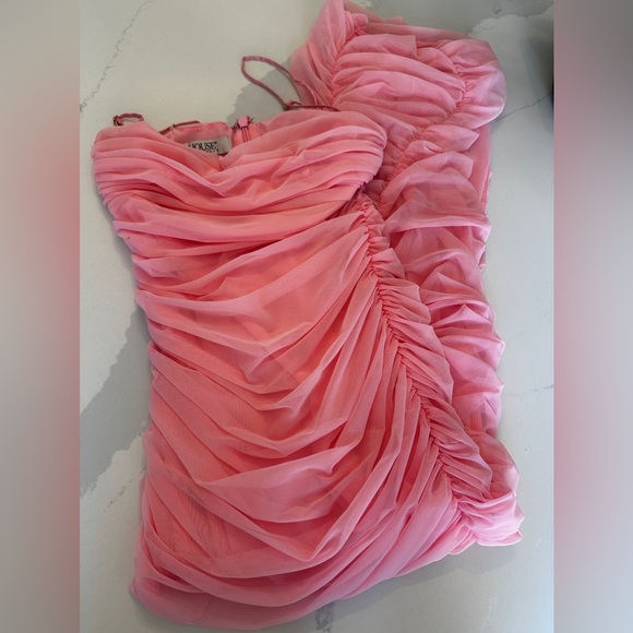 HOUSE OF CB FORNARINA DRESS PINK - Picture 9 of 10